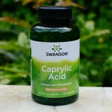 Swanson Caprylic Acid (acid caprilic) 600 mg, 60 Capsule